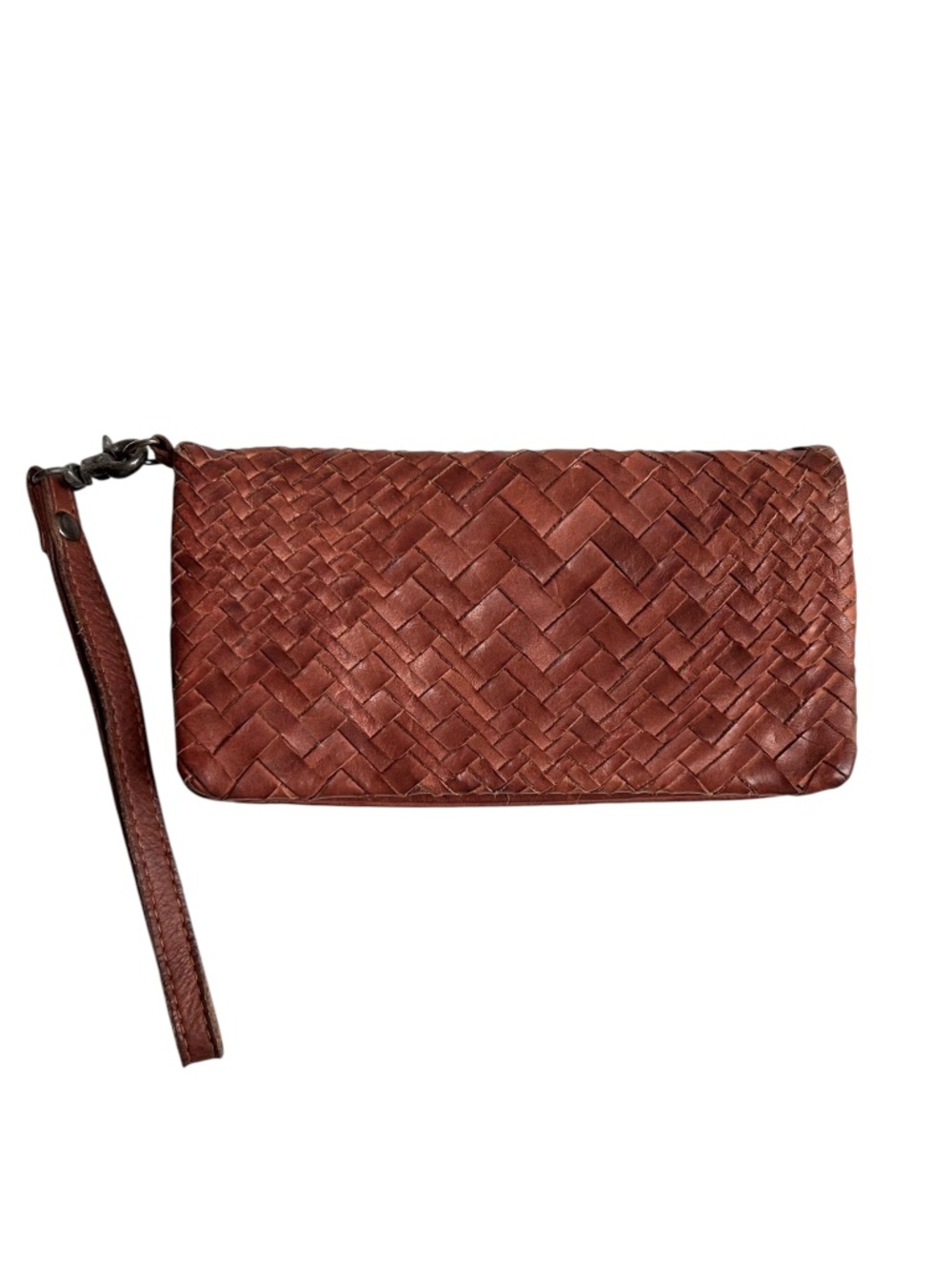 Vilenca Holland Woven Leather Wallet Wristlet Anthropologie